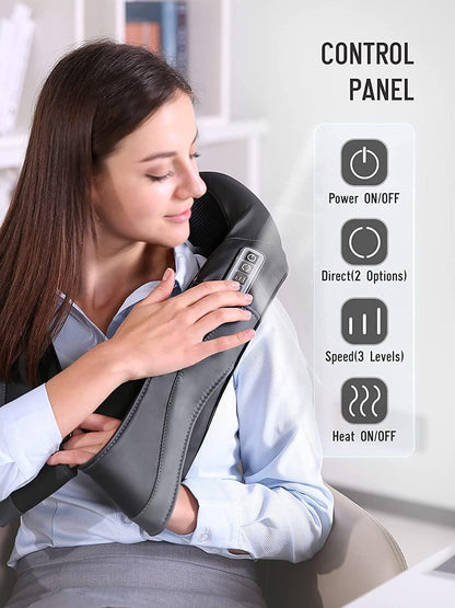 Soothera DeepRelief Heated Neck & Shoulder Massager